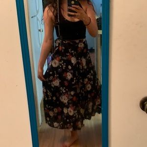 Vintage Ralph Lauren maxi skirt floral